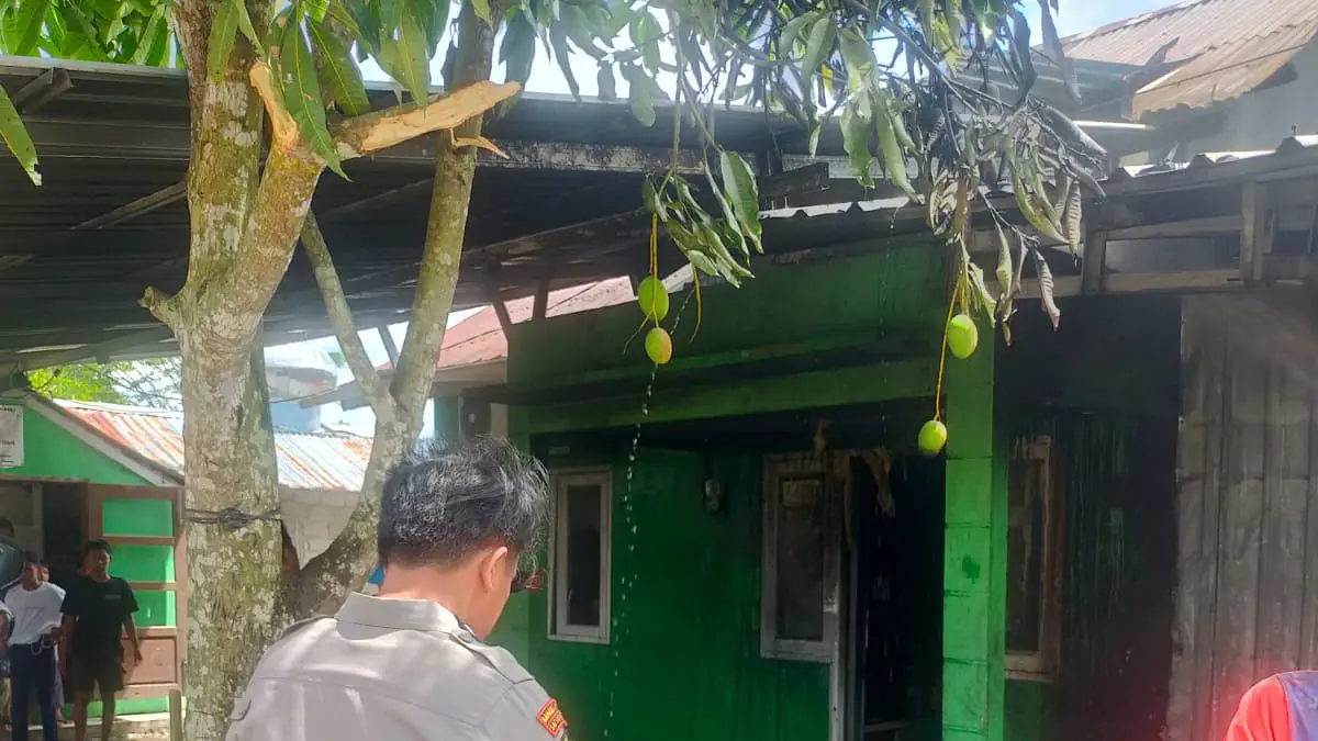 MASIH DUGAAN : Kebakaran panti asuhan di &nbsp;Kelurahan Juata Permai diduga karena tumpahan bensin. ISTIMEWA
