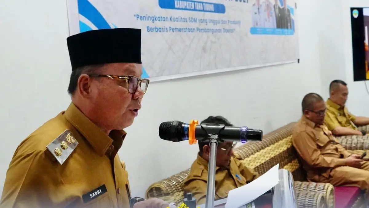 BUKA ACARA: Wabup Sabri berikan arahan pada Musrenbang RKPD 2027 pada Selasa (14/4)