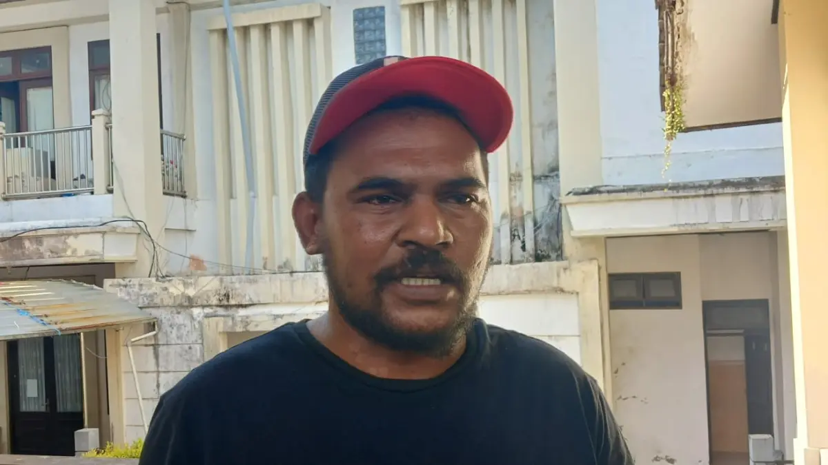 Eks Koordinator Petugas Kebersihan Yohanes Sumardin. AGUS DIAN ZAKARIA/RADAR TARAKAN