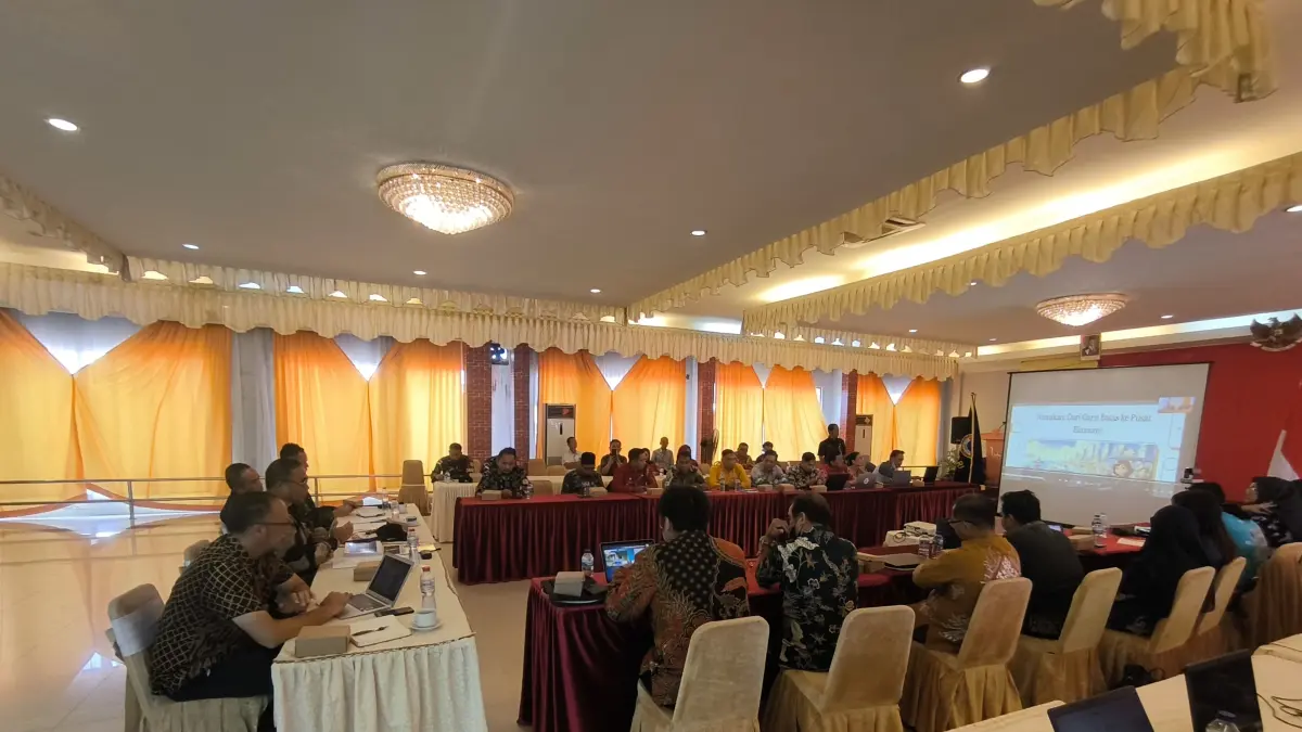 KOORDINASI : Kepala BPPD Nunukan, Robby Nahak Serang saat audiensi bersama BNPP RI membahas perencanaan penataan ruang kawasan perbatasan negara eks OBP Simantipal, Pulau Sebatik, dan segmen Sinapad-Sesai.&nbsp;