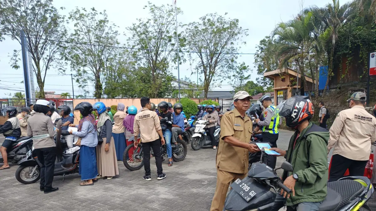 SIGNIFIKAN : UPT Samsat Tarakan mendapati dampak yang signifikan dengan dilakukan P2KB. ISTIMEWA