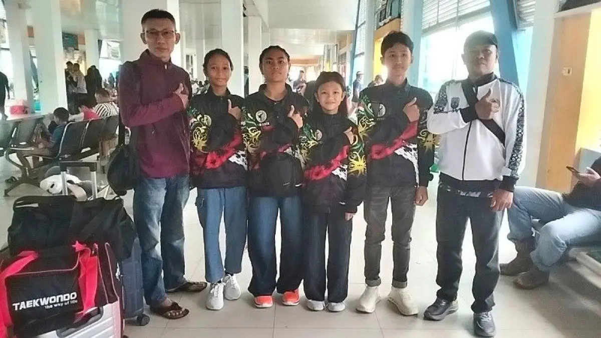 KEJURNAS : Empat atlet taekwondo Tarakan dikirim mengikuti Kejurnas Taekwondo 2026 yang berlangsung di Samarinda. ISTIMEWA