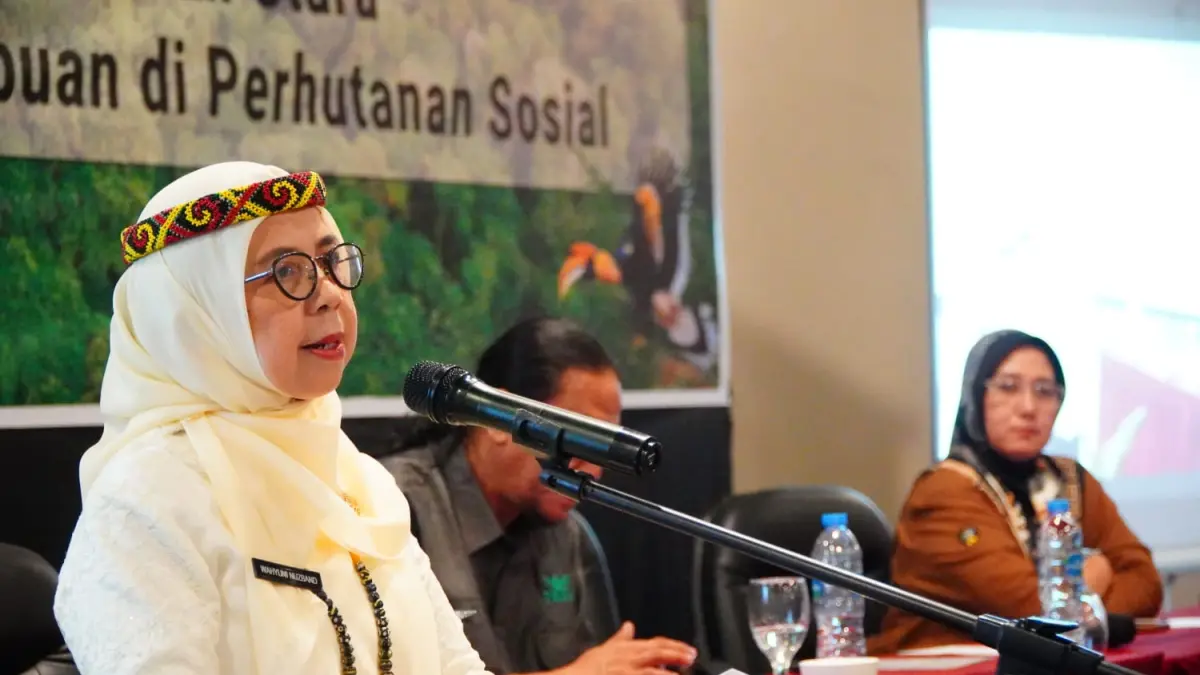 Staf Ahli Bidang Ekonomi, Pembangunan dan Hubungan Antar Lembaga Setprov Kaltara, Wahyuni Nuzband. FOTO: DKISP KALTARA