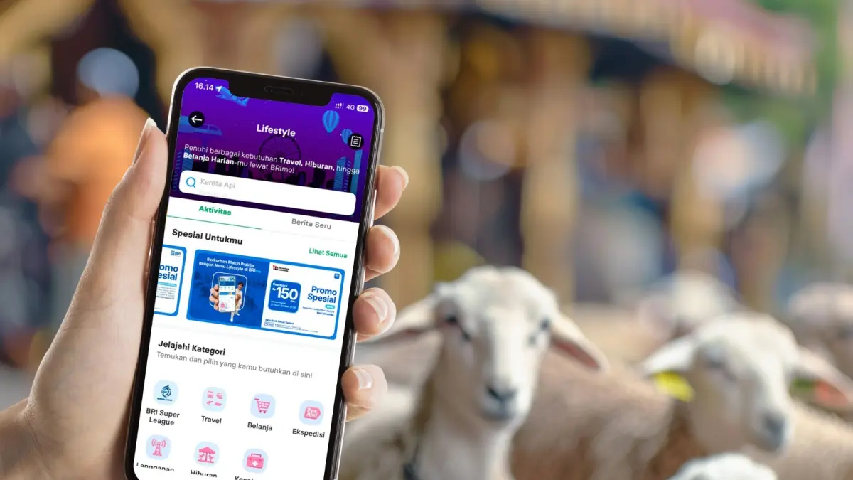 Aplikasi BRImo menghadirkan kemudahan berqurban secara digital, praktis dan aman hanya melalui genggaman tangan.