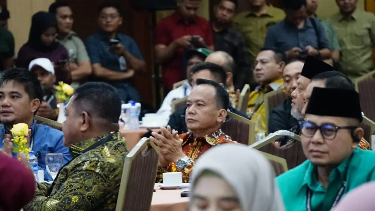 SINERGI: Wabup Bulungan Kilat mengikuti malam Gala Dinner Aswakada di Jakarta .
(Taslee/Radar Tarakan)