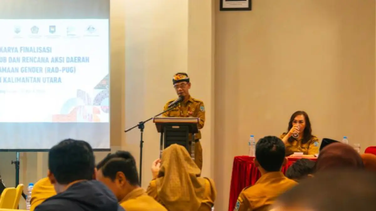 DOKUMEN: Pelaksanaan lokakarya finalisasi ranpergub dan RAD-PUG di Tanjung Selor. FOTO: DKISP KALTARA