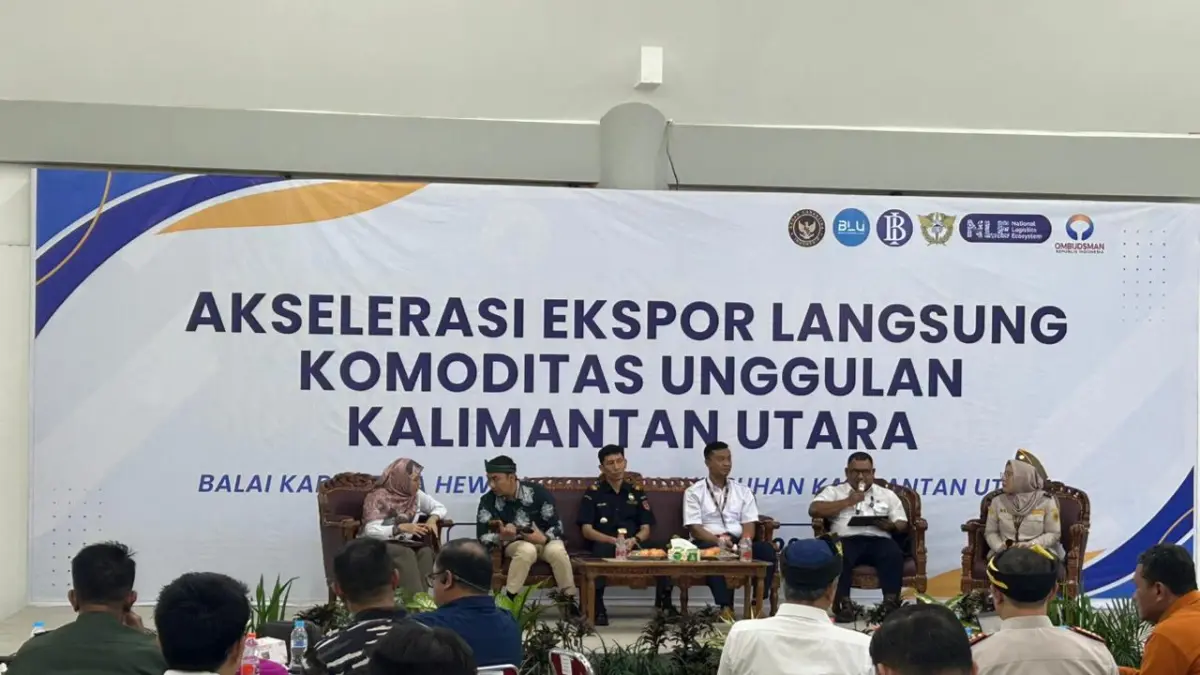 EKSPOR : Karantina Kaltara bersama instansi terkait membahas akselerasi ekspor langsung komoditas unggulan Kaltara. ELIAZAR/RADAR TARAKAN&nbsp;