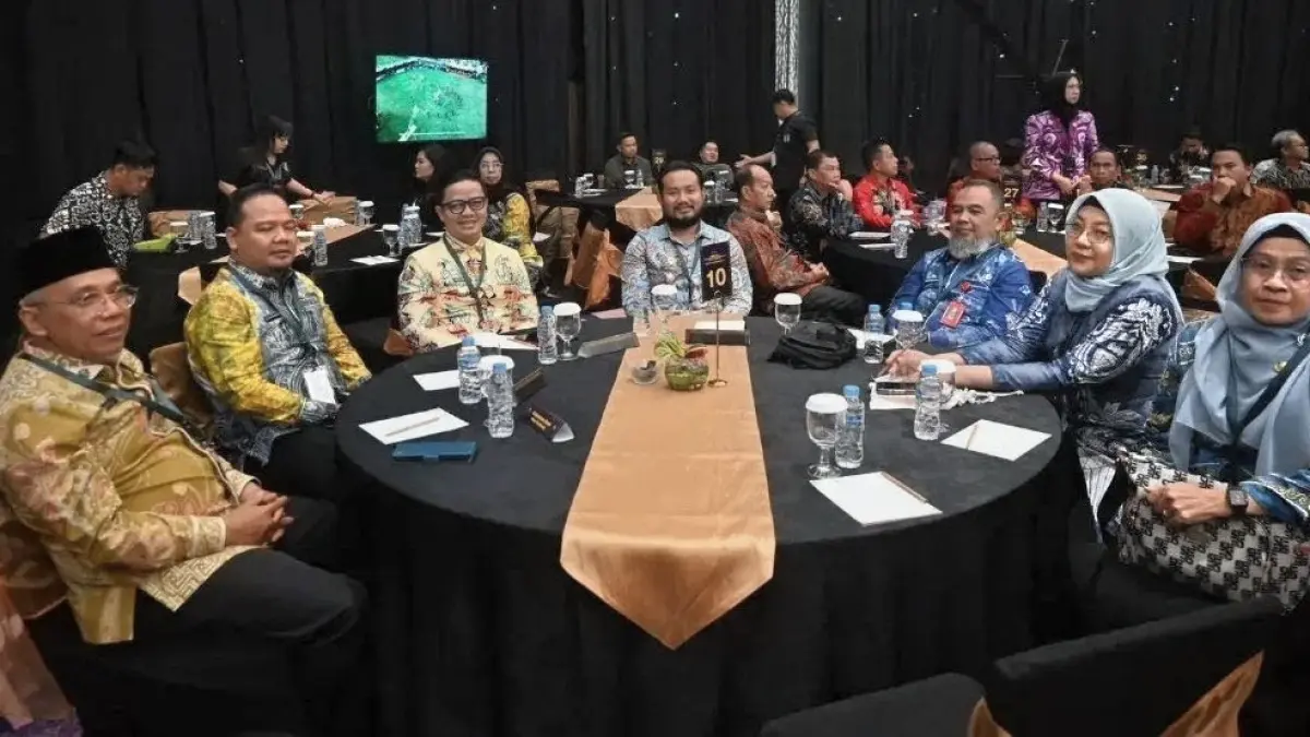 APRESIASI: Bupati Tana Tidung Ibrahim Ali menghadiri kegiatan Apresiasi Pemerintah Daerah Berprestasi Tahun 2026 regional Kalimantan yang digelar oleh Kemendagri bekerja sama dengan Tempo Media Group di Balikpapan, Senin (5/5).