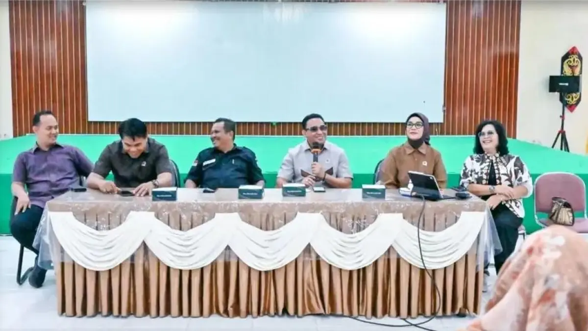 PENDIDIKAN: Pelaksanaan sosialisasi SPMB 2026 di SMA Negeri 1 Tarakan. FOTO: HUMAS DPRD KALTARA
