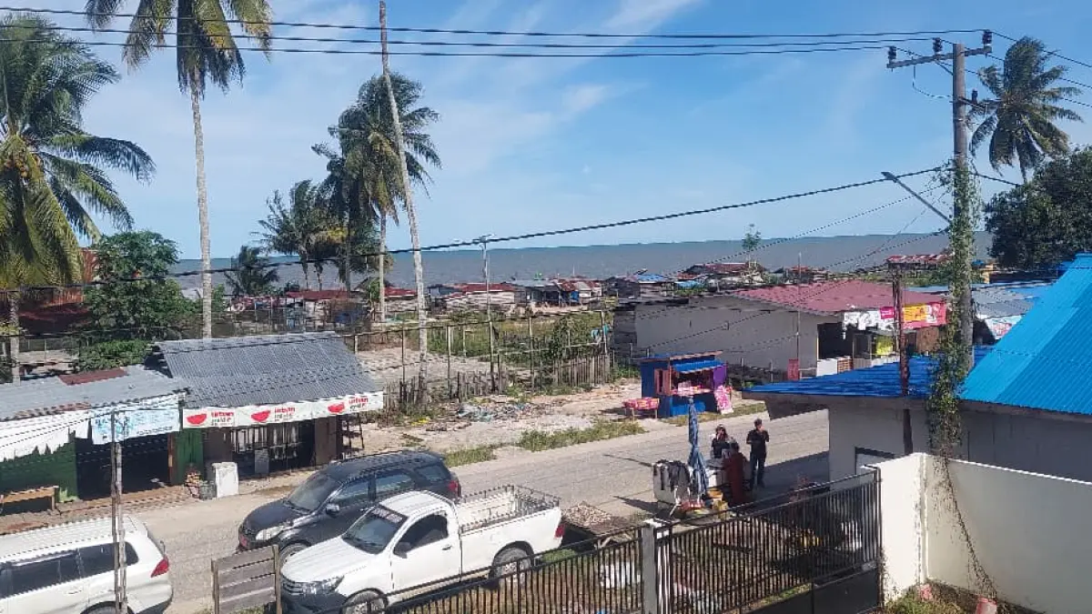 PEMUKIMAN: Tampak pemukiman warga di Desa Tanah Kuning, Kecamatan Tanjung Palas Utara, Bulungan. FOTO: DOK WARGA