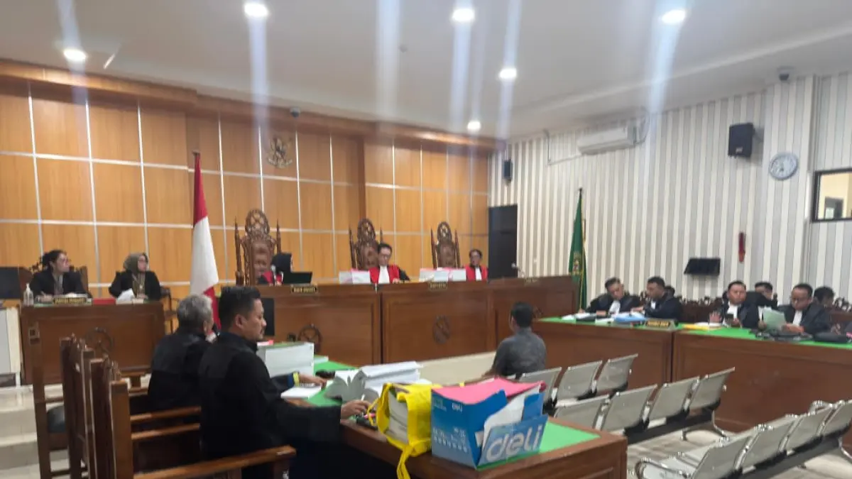 SIDANG: Suasana sidang vonis di Pengadilan Tipikor Samarinda. FOTO: KEJATI KALTARA