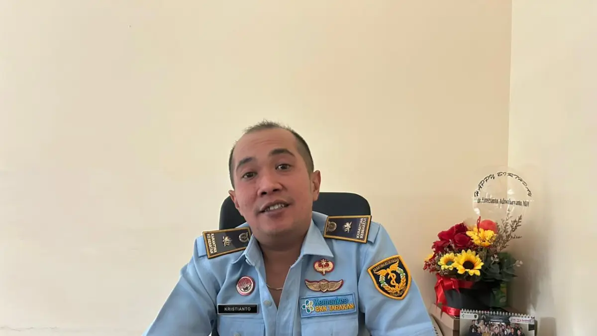 Ketua Tim Kerja 4 BKK Kelas I Tarakan, dr. Kristianto Adiwiharyanto, MKM. ELIAZAR/RADAR TARAKAN&nbsp;