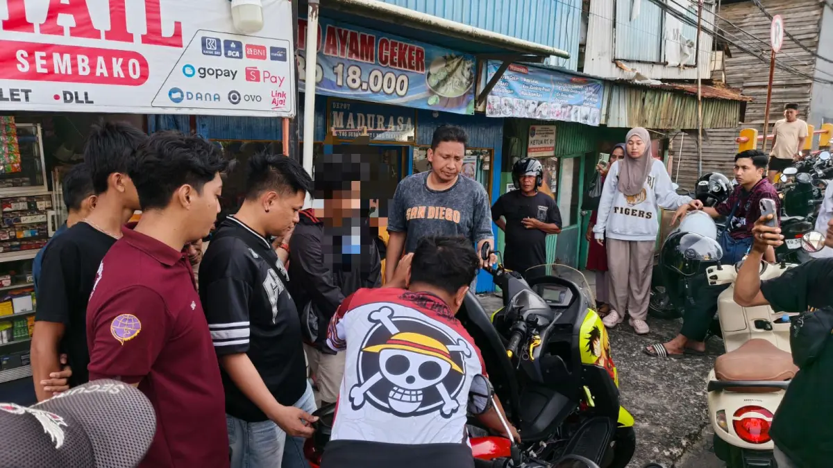 DICIDUK : Sempat melarikan diri namun pelaku JP berhasil diciduk Satresnarkoba Polres Tarakan dan didapati membawa narkotika. ISTIMEWA