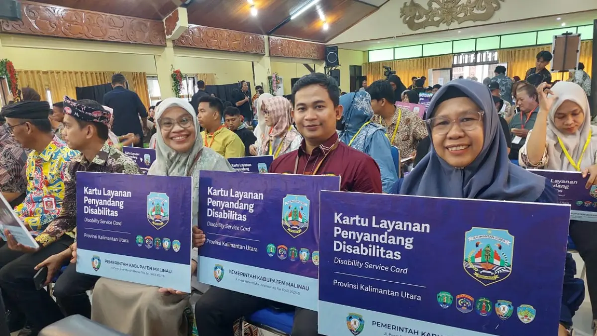 DISABILITAS : Peluncuran kartu layanan untuk penyandang disabilitas di Kota Tarakan, baru-baru ini.
(Taslee/Radar Tarakan)