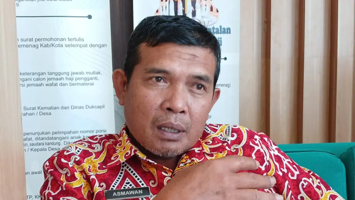 Kepala Kantor Kemenhaj Tarakan H.Asmawan. AGUS DIAN ZAKARIA/RADAR TARAKAN