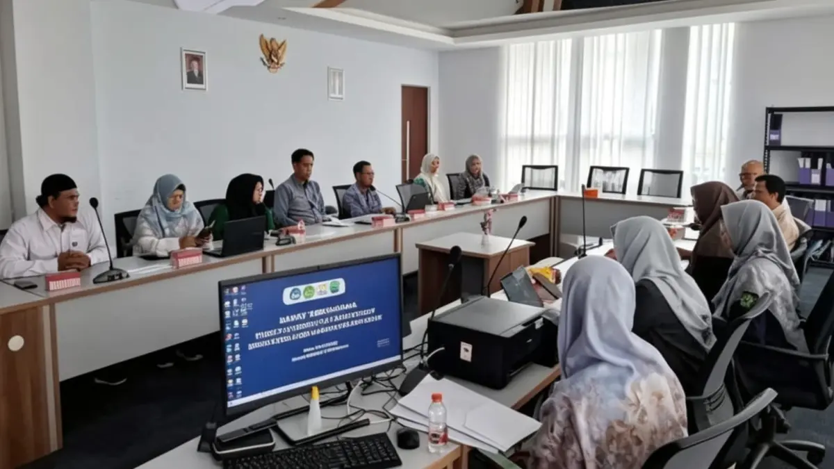 KERJA SAMA: Rapat pembahasan kerja sama penyusunan GDPK) Bulungan 2025-2045. FOTO: PEMKAB BULUNGAN