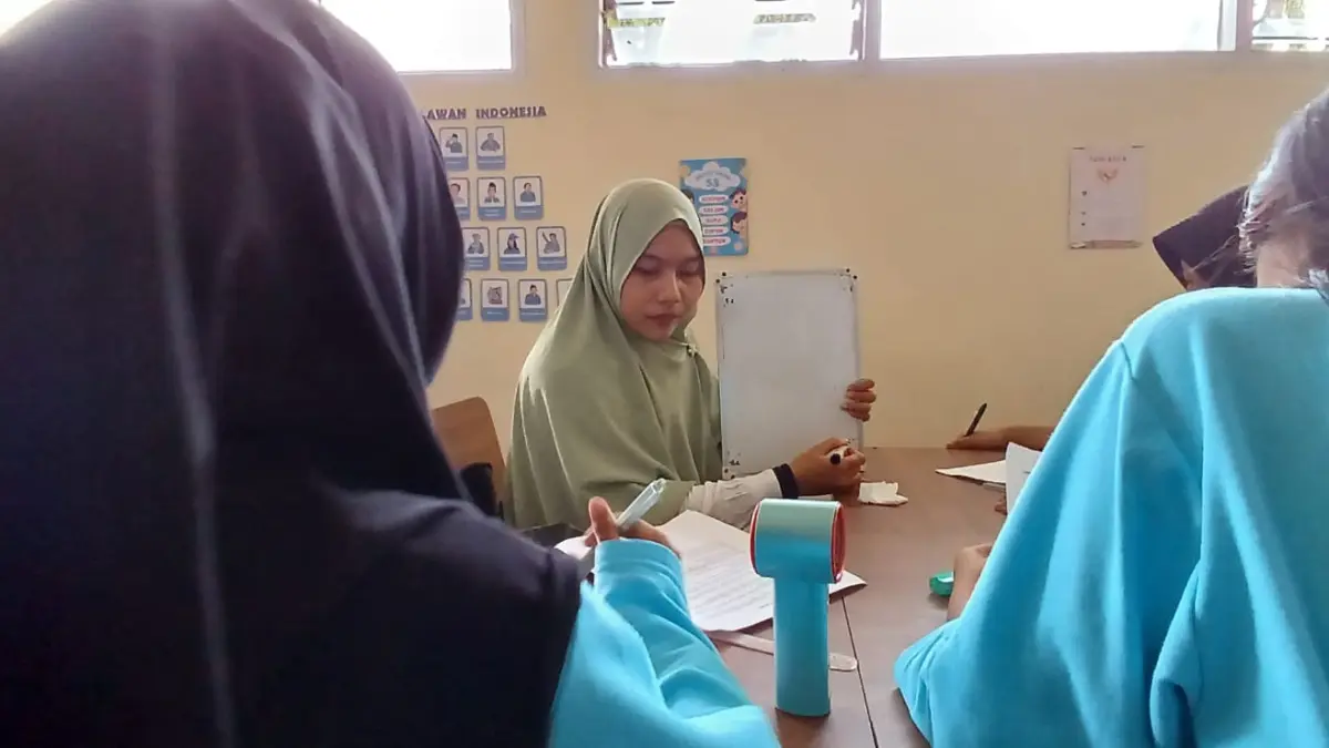BELAJAR : Suasana belajar Sekolah Rakyat Kota Tarakan. AGUS DIAN ZAKARIA/RADAR TARAKAN