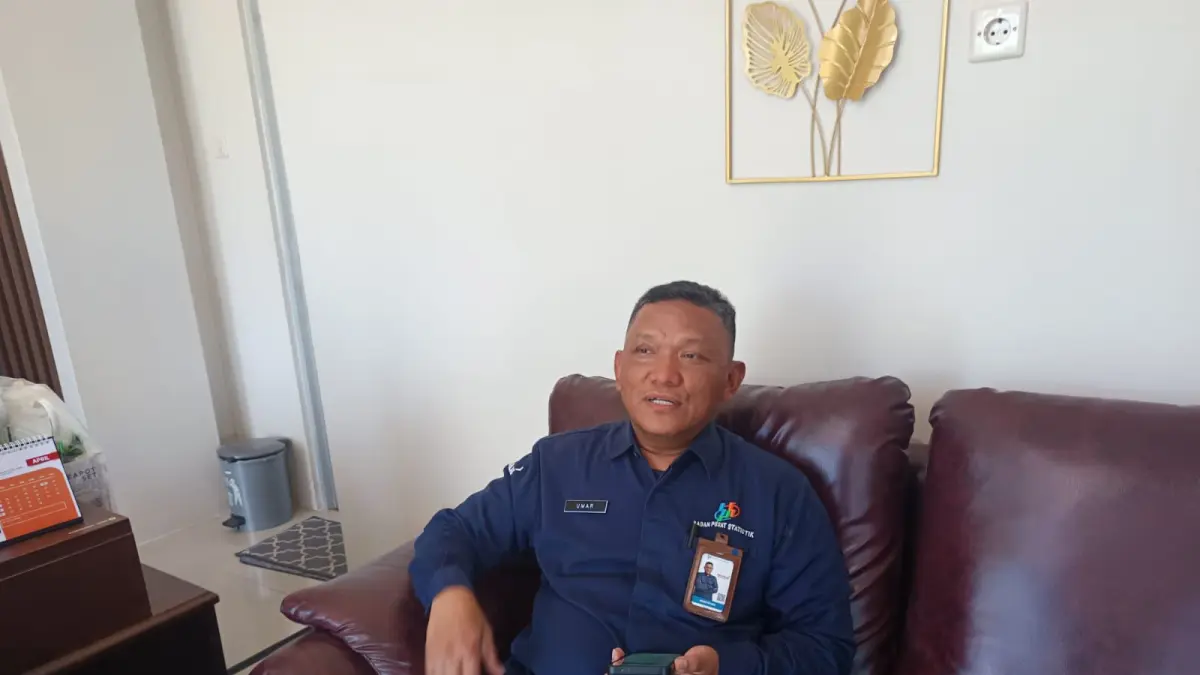Kepala BPS Tarakan, Umar Riyadi. ELIAZAR/RADAR TARAKAN&nbsp;