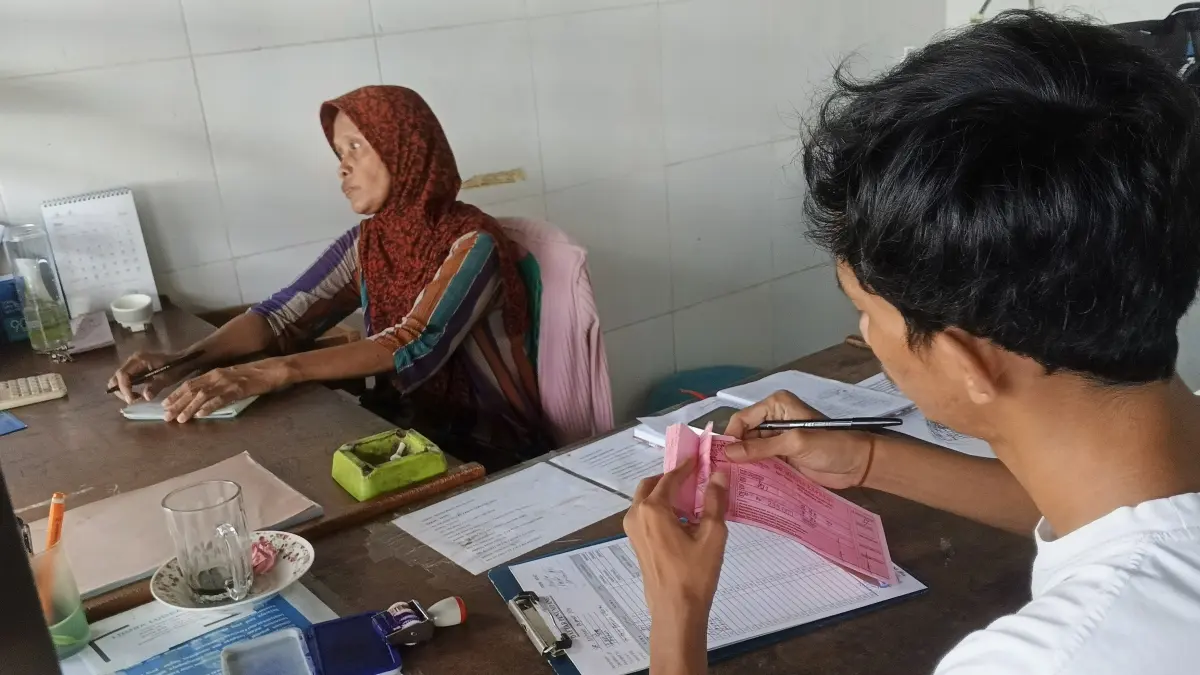DIGITALISASI:Pembelian tiket speedboat di Tana Tidung akan menggunakan QRIS. (FOTO: SOPIAN/RADAR TARAKAN)