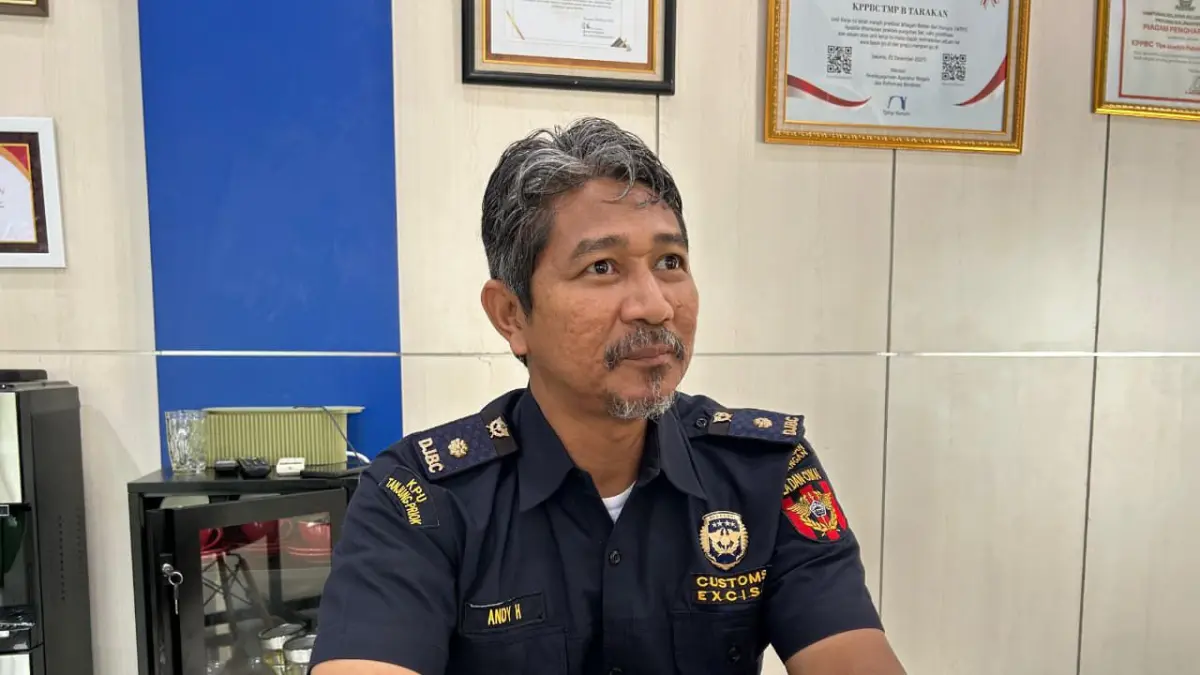 Kasi Penyuluhan dan Layanan Informasi Bea Cukai Tarakan, Andy Irwanto. ELIAZAR/RADAR TARAKAN