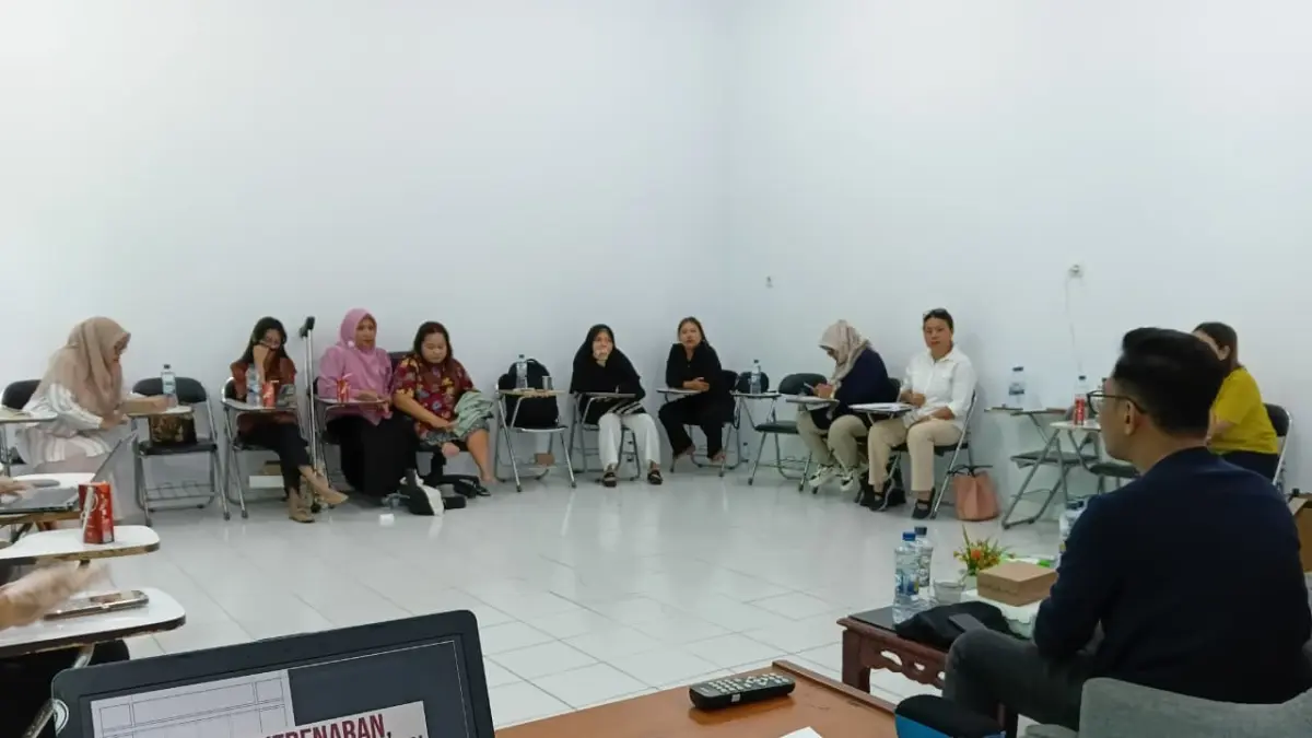 DIGITAL: Diskusi tematik Jaringan Masyarakat Sipil Mentari Kaltara di Tanjung Selor. FOTO: PWI BULUNGAN