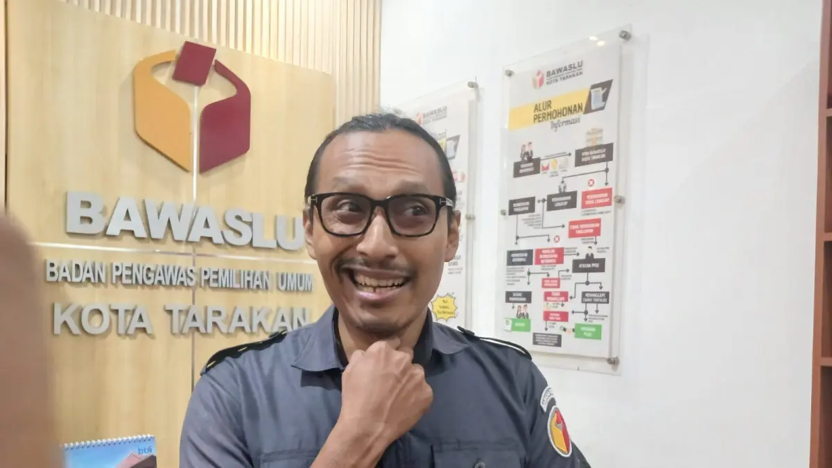 Ketua Bawaslu Tarakan, Riswanto. AGUS DIAN ZAKARIA/RADAR TARAKAN