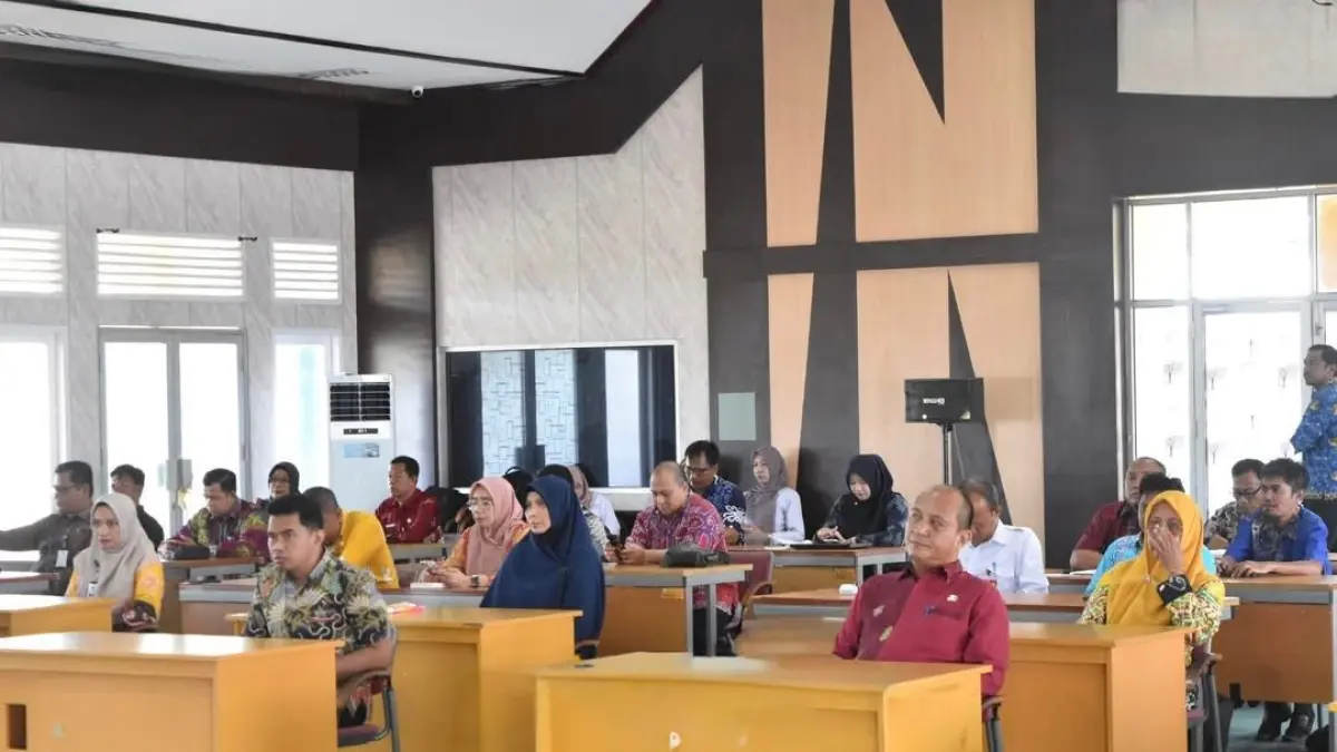 PENGADAAN : Puluhan pejabat pengadaan di lingkup Pemkab Bulungan, mengikuti pelatihan kompetensi.&nbsp;
(Taslee/Radar Tarakan)