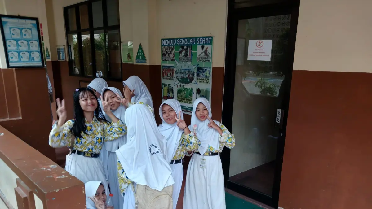 CERIA : Suasana di salah satu sekolah di Tarakan. AGUS DIAN ZAKARIA /RADAR TARAKAN