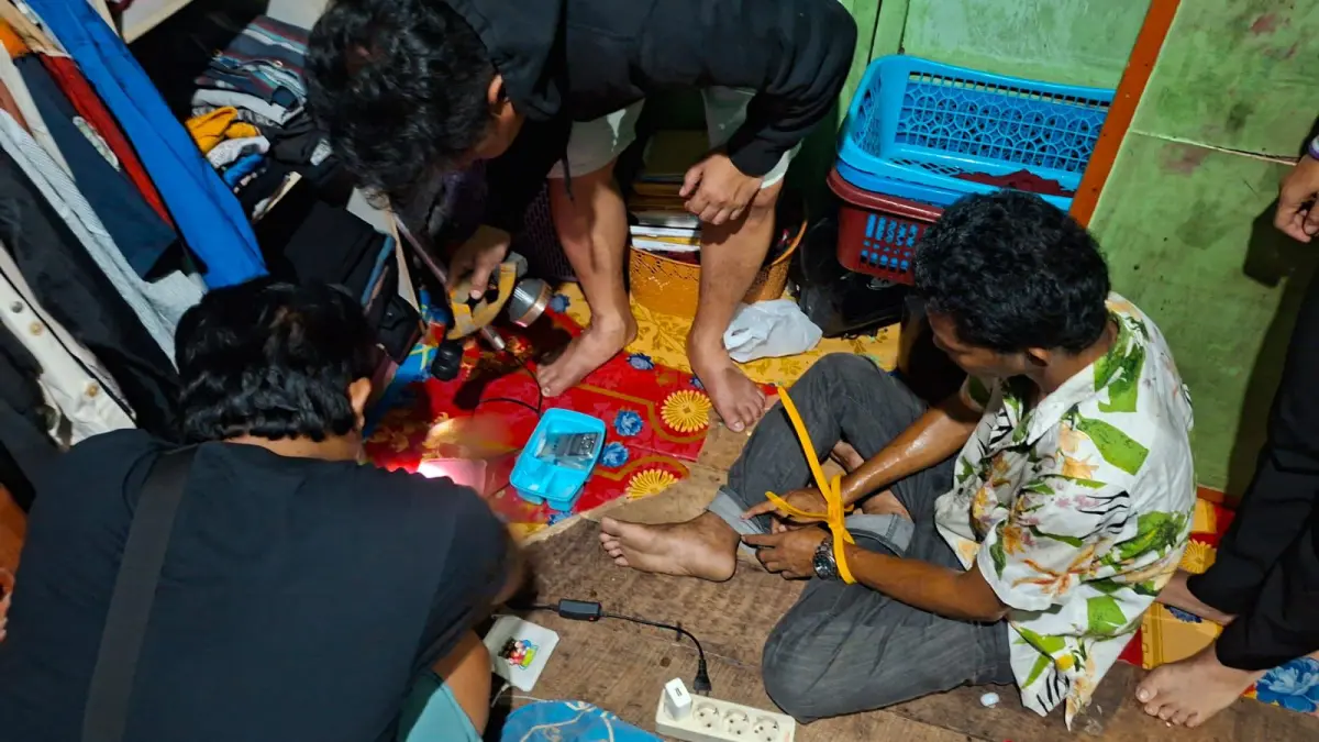 MODUS : Pihak kepolisian mendapati area pemakaman umum ddiduga kerap dijadikan modus sebagai lokasi transaksi narkotika. ISTIMEWA