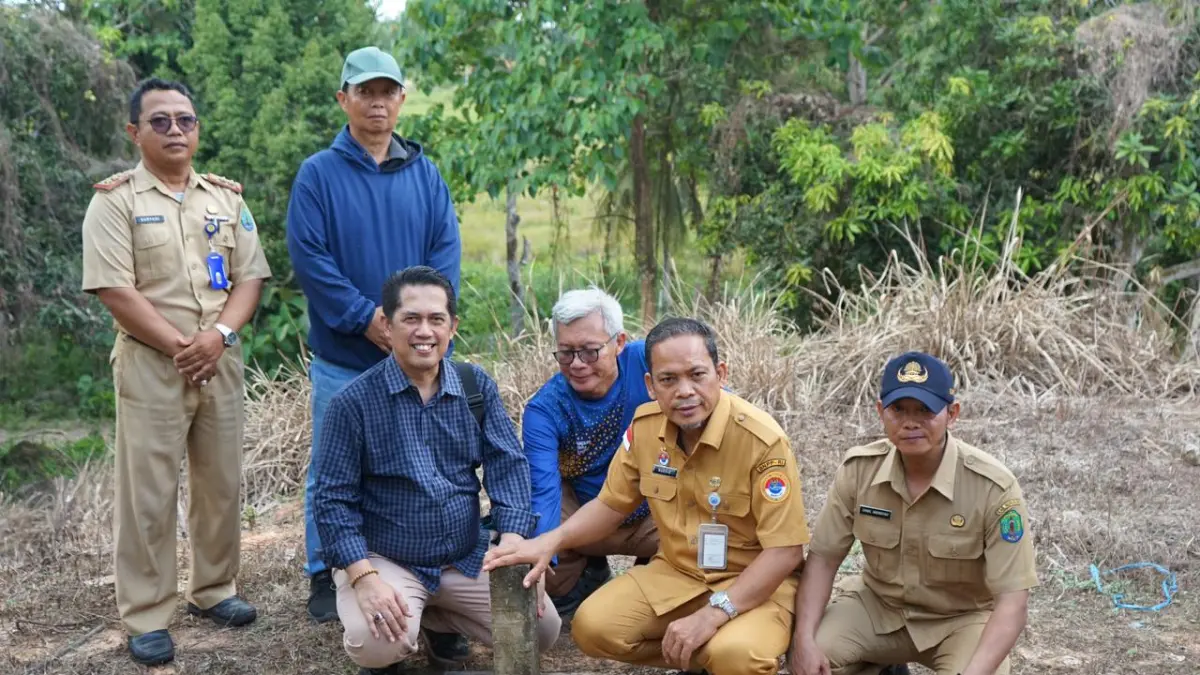 PEMANTAUAN: Tim BNPP saat berkunjung di pulau Sebatik pada Januari 2026 lalu.&nbsp;