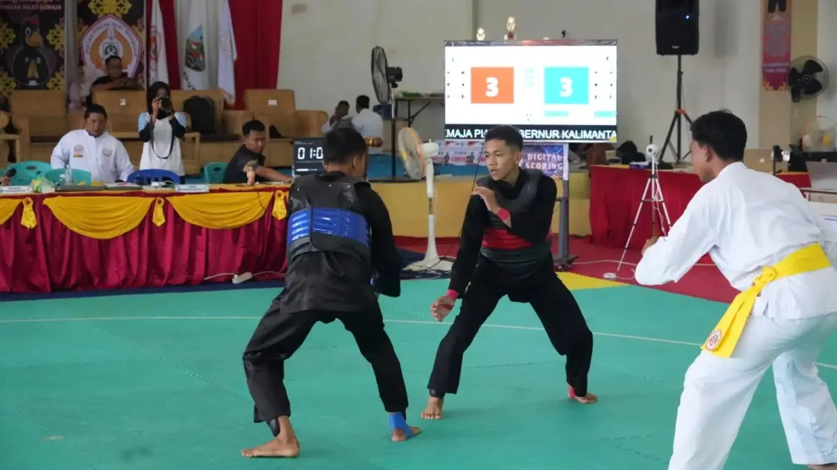 KEJUARAAN: Kejuaraan Pencak Silat Antar-Pelajar se-Kaltara diharapkan bisa menjaring bibit atlet potensial untuk diproyeksikan ke tingkat nasional.&nbsp;ISTIMEWA