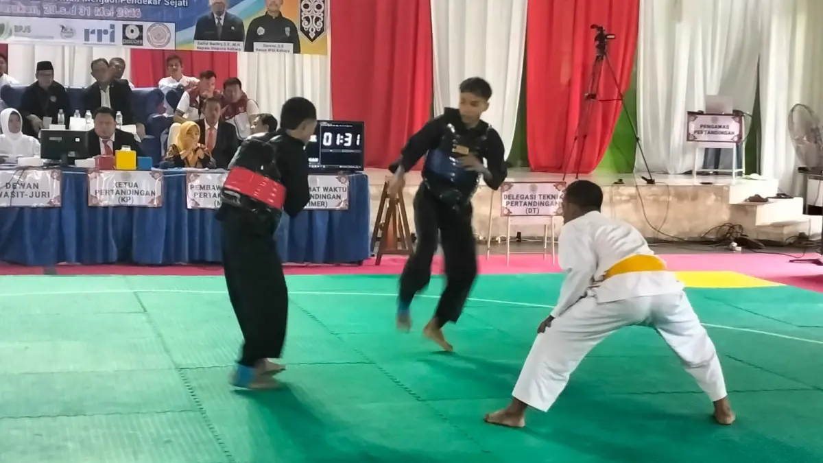 KEJURPROV: IPSI Kaltara menggelar Kejurprov pelajar dan diikuti 108 pesilat. ELIAZAR/RADAR TARAKAN&nbsp;