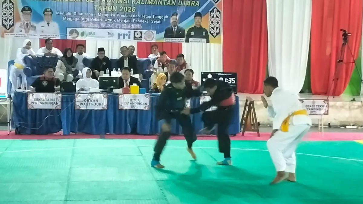 MEMBLUDAK : Dengan membludaknya peserta di Kejurprov pelajar, IPSI Kaltara terpaksa membatasi jumlah peserta karena keterbatasan waktu pertandingan. ELIAZAR/RADAR TARAKAN&nbsp;
