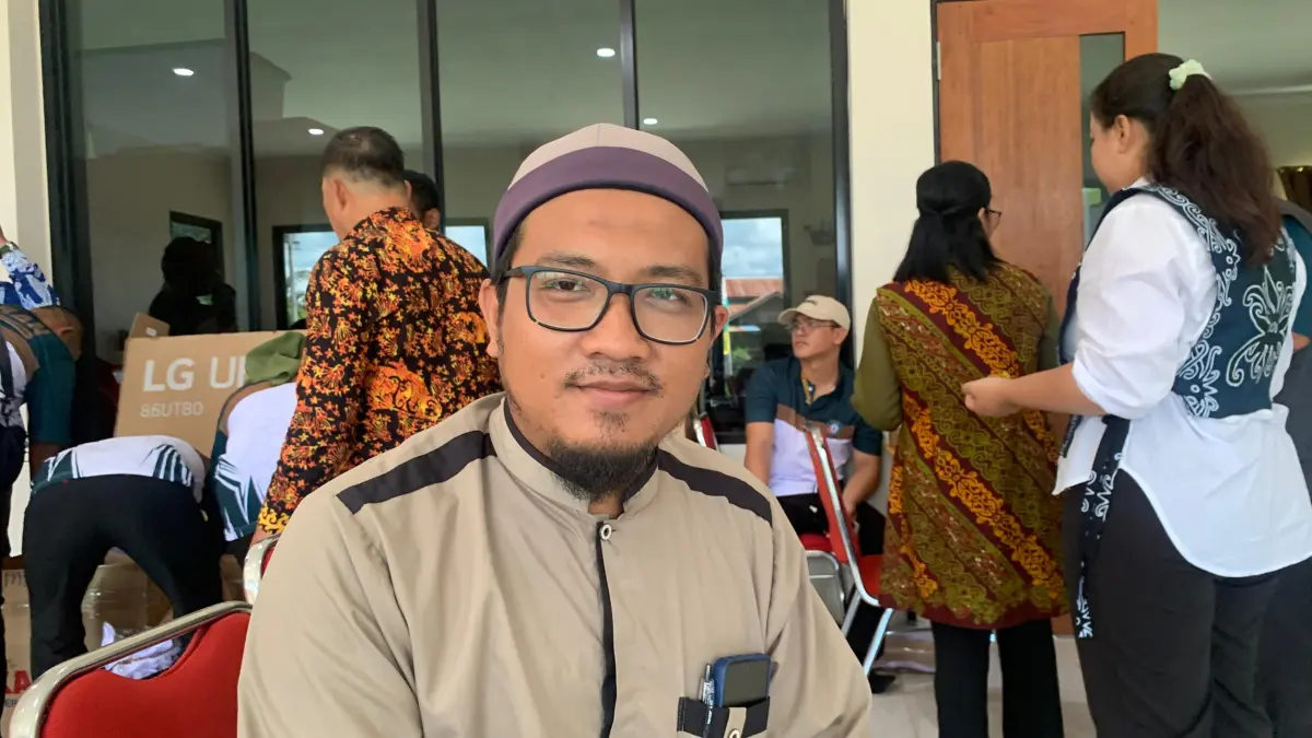 Ketua Panitia Kurban SDIT, Adnan. FOTO: DIPA/RADAR TARAKAN