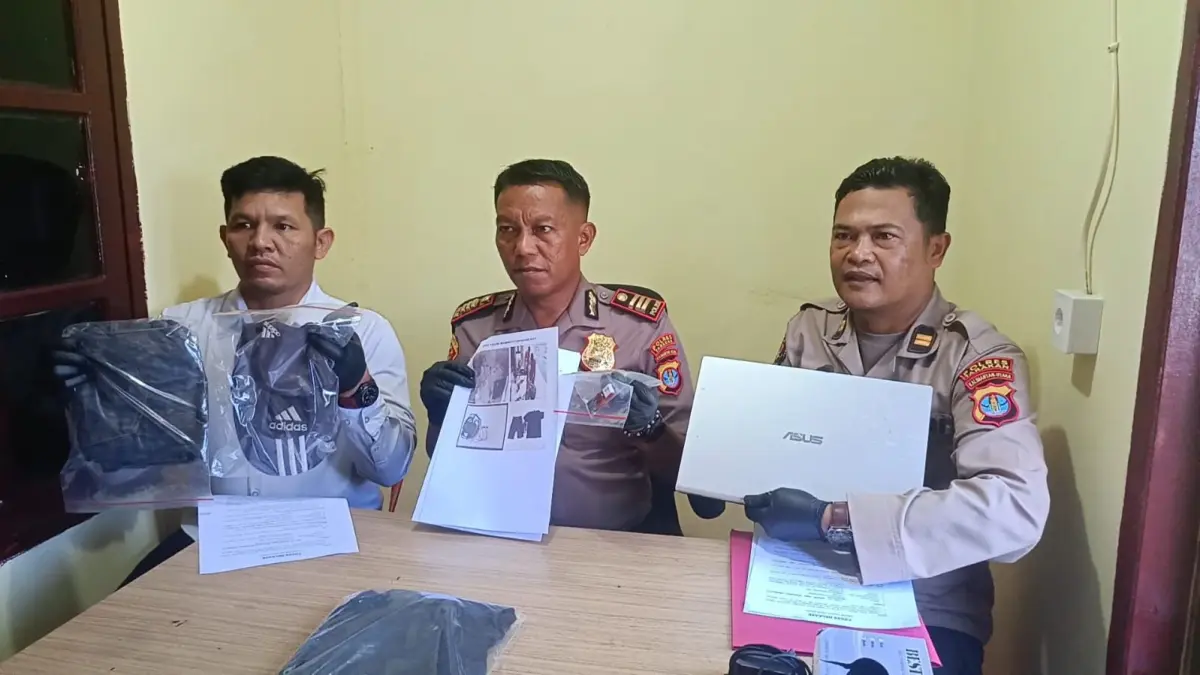 TERUNGKAP : Polsek Tarakan Timur berhasil mengungkap perkara pencurian kotak amal dari hasil rekaman CCTV. POLSEK TARAKAN TIMUR&nbsp;