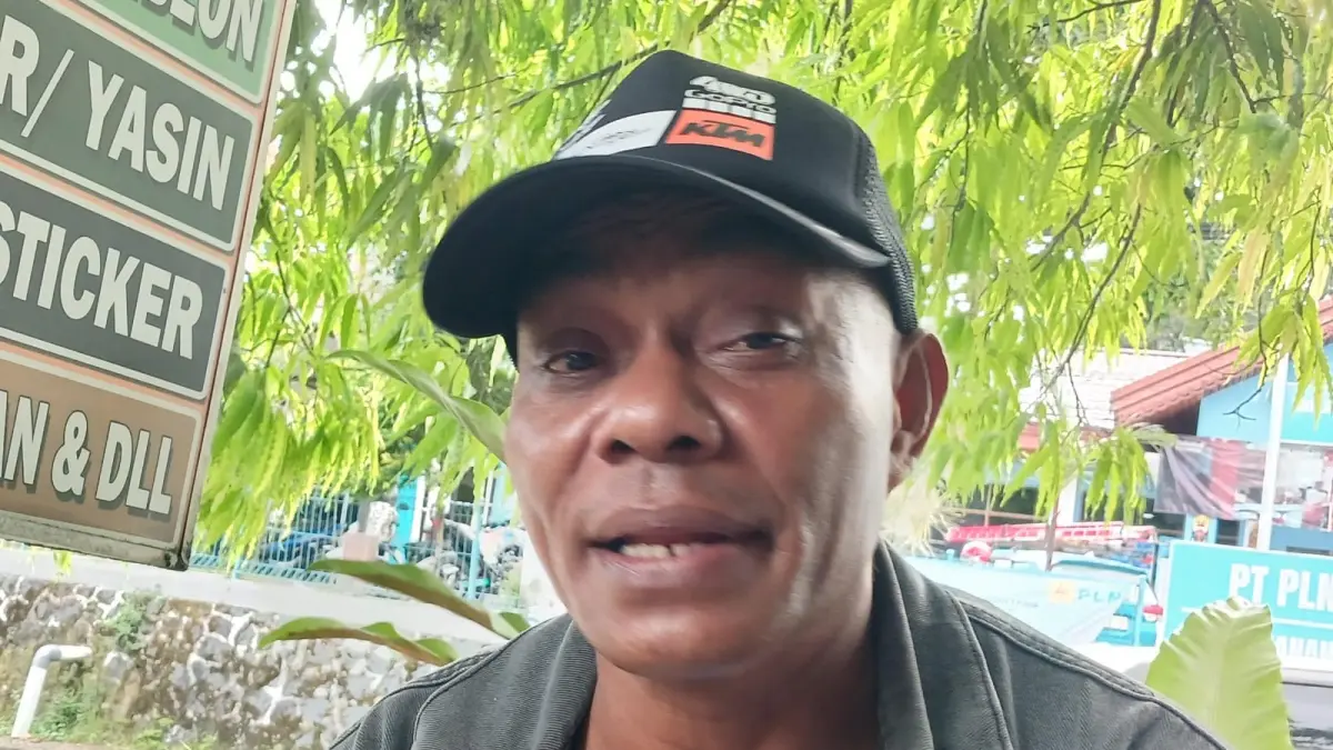 Juru Bicara Perwakilan Eks Petugas Kebersihan, Basten Fernasdes. AGUS DIAN ZAKARIA/RADAR TARAKAN