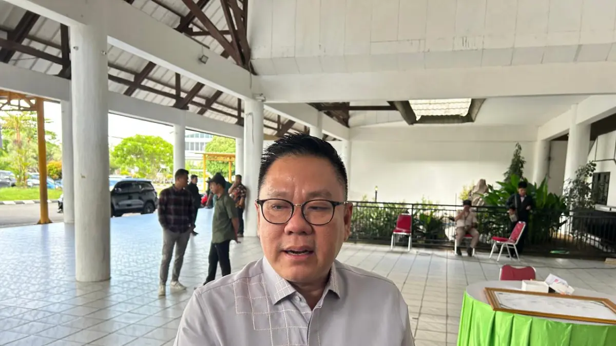 Ketua Apindo Kaltara Peter Setiawan. ELIAZAR/RADAR TARAKAN&nbsp;