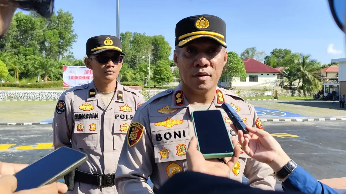 Kapolres Nunukan&nbsp;AKBP Bonifasius Rumbewas