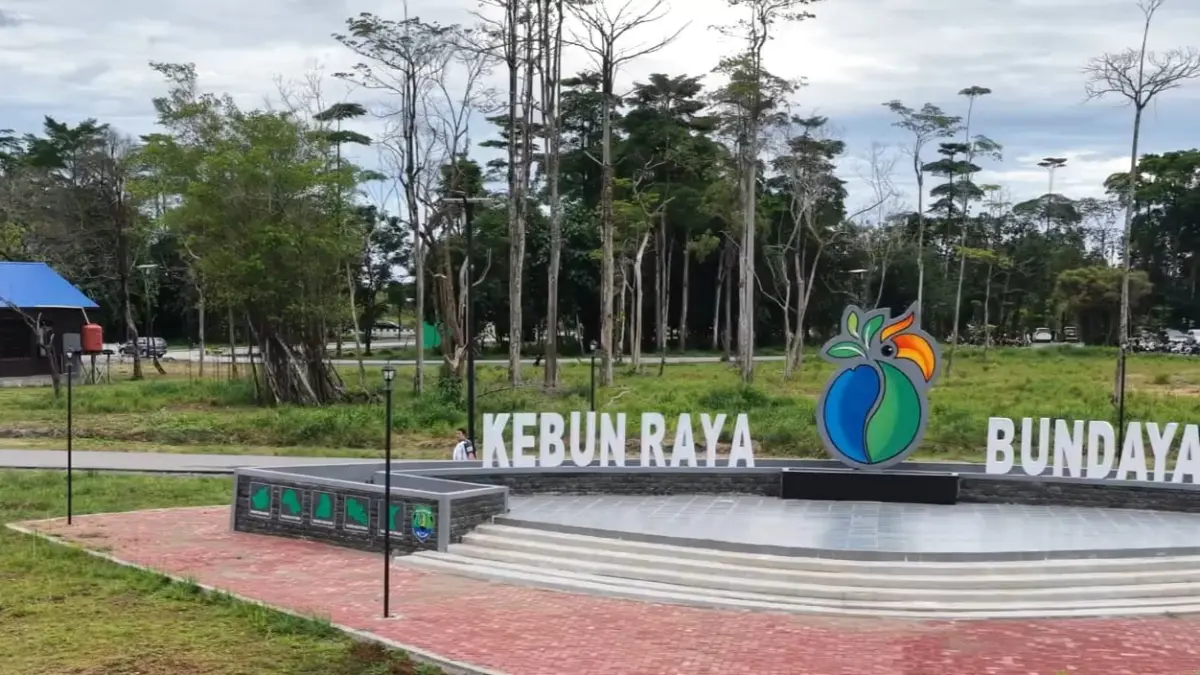 RUANG PUBLIK: Tampak kawasan Kebun Raya Bundayati, Bulungan. FOTO: RADAR TARAKAN
