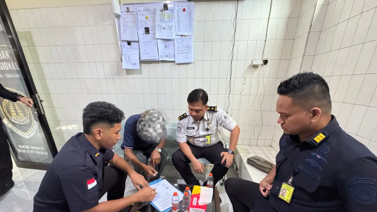 DIPERCEPAT: Kantor Imigrasi Kelas II TPI Tarakan mempercepat proses warga negara Malaysia setelah diketahui mengidap kanker stadium 4. IMIGRASI TARAKAN&nbsp;
