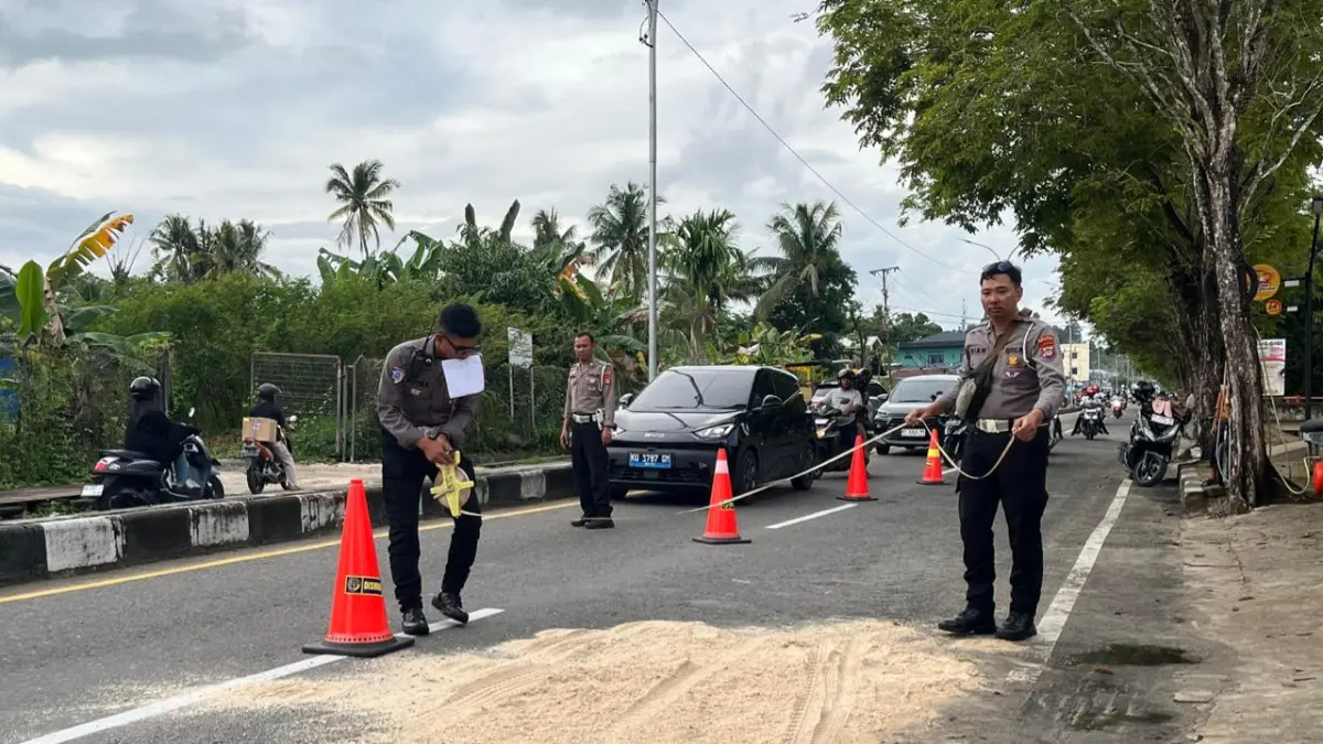 LAKA LANTAS &nbsp;: Faktor kelalaian pengendara atau human error masih menjadi penyebab dominan kecelakaan lalu lintas di Kota Tarakan. ISTIMEWA