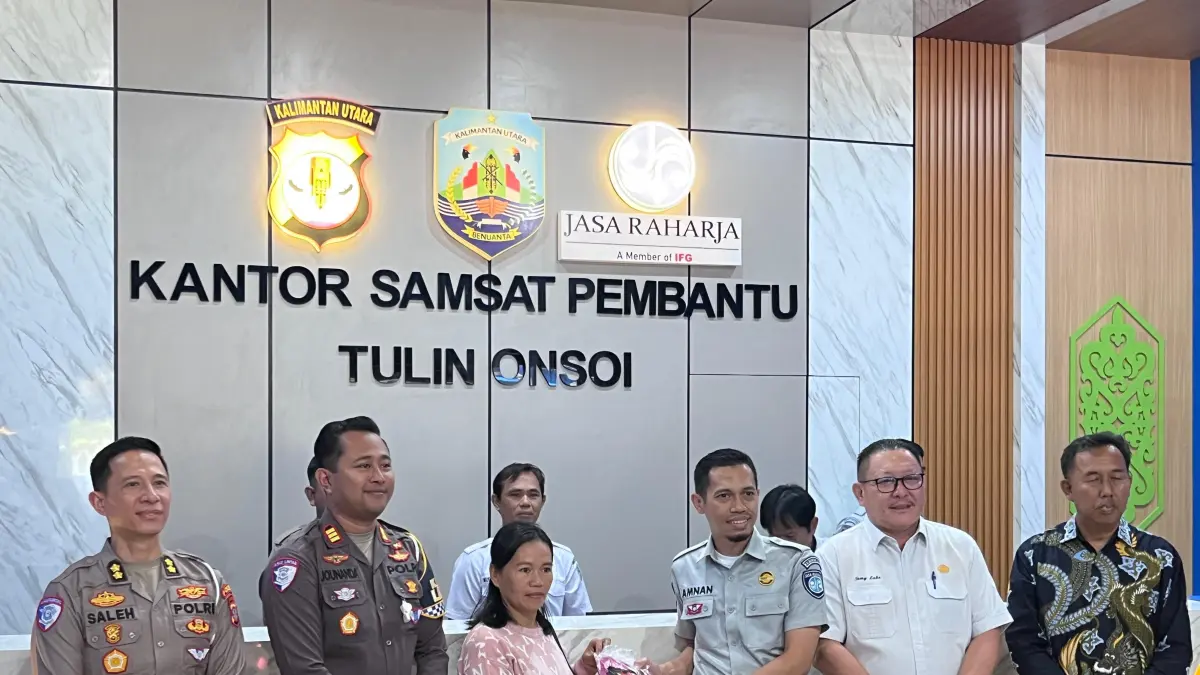 PERMUDAH : Hadirnya Samsat Pembantu Tulin Onsoi bertujuan untuk mempermudah masyarakat di wilayah IV.