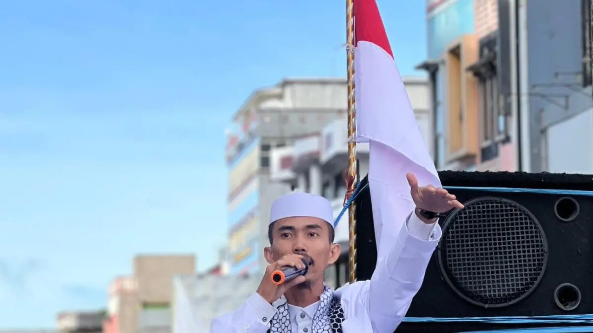 Ketua FPI Tarakan Ahmad Irwan. AGUS DIAN ZAKARIA/RADAR TARAKAN