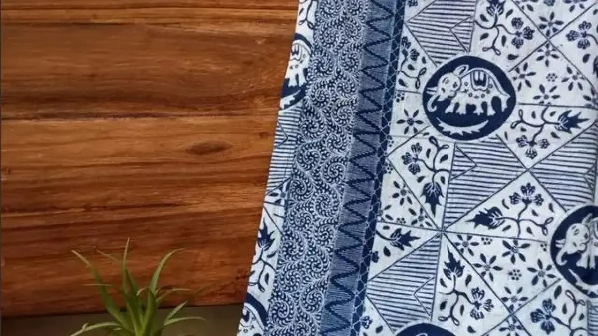 BATIK LOKAL – Kain batik bermotif gajah hasil karya UMKM yang mengangkat kekayaan budaya Indonesia. Foto: BRI.