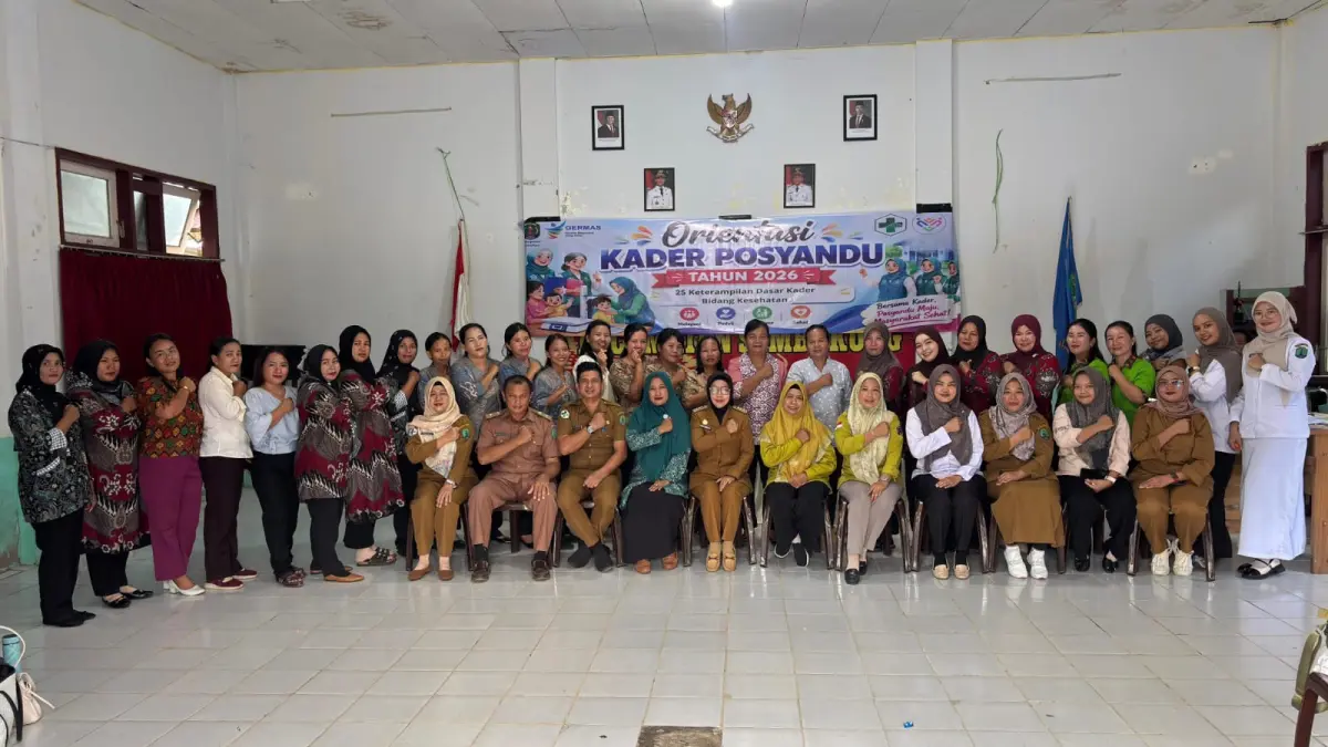 KADER : Dinkes P2KB Nunukan melaksanakan orientasi kapasitas dan kompetensi kader Posyandu di Kecamatan Sembakung. PEMKAB NUNUKAN&nbsp;