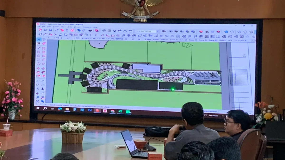 PASAR URBAN: Rapat ekspose desain Pasar Pelangi yang akan dirubah jadi Pasar Urban. FOTO: DIPA/RADAR TARAKAN
