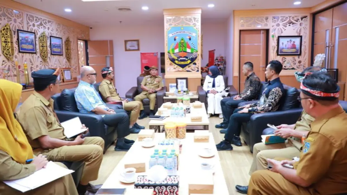 PEMBANGUNAN: Gubernur Kaltara beserta jajaran menerima audiensi Kepala Kanwil Kementerian HAM Kaltimtara. FOTO: DKISP KALTARA