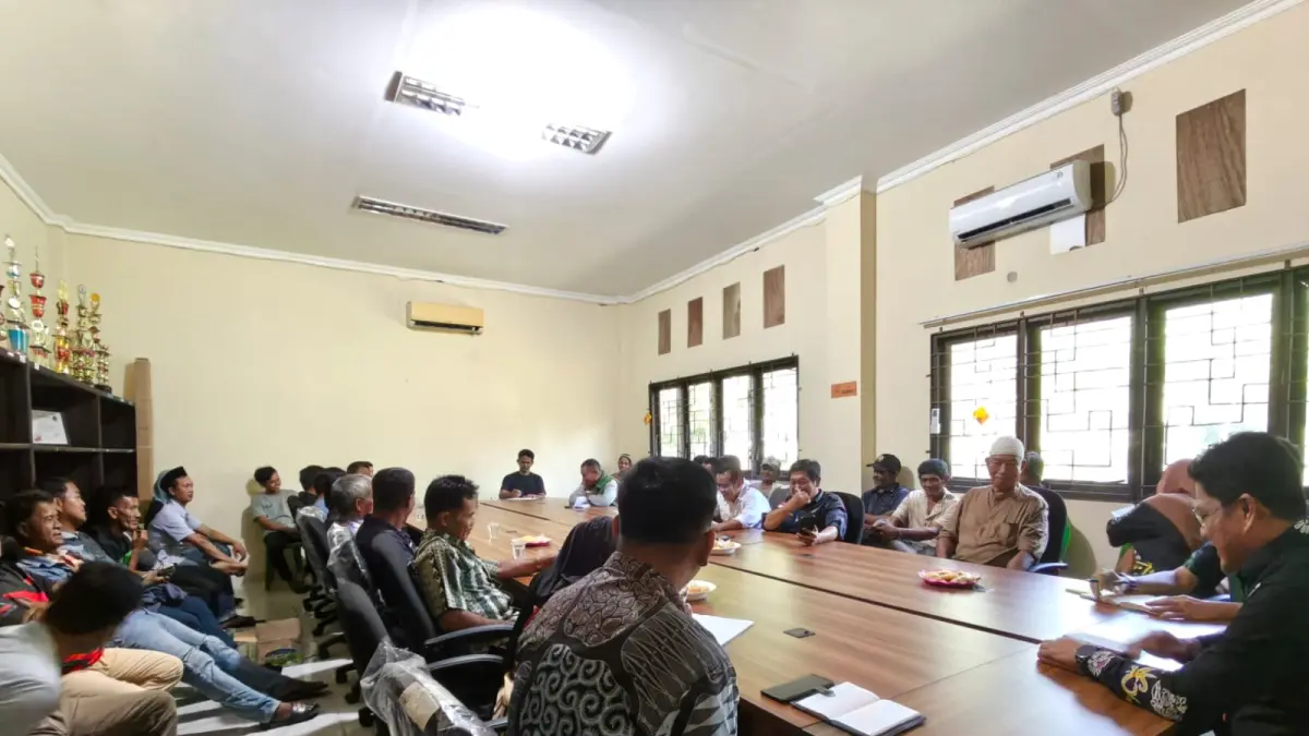 PENETAPAN : Rapat Pembentukan Kampung Hortikultura untuk di wilayah Kelurahan Selisun yang dipimpin Kepala DKPP Nunukan, Masniadi bersama jajarannya dan Petani wilayah Kelurahan Selisun. PEMKAB NUNUKAN