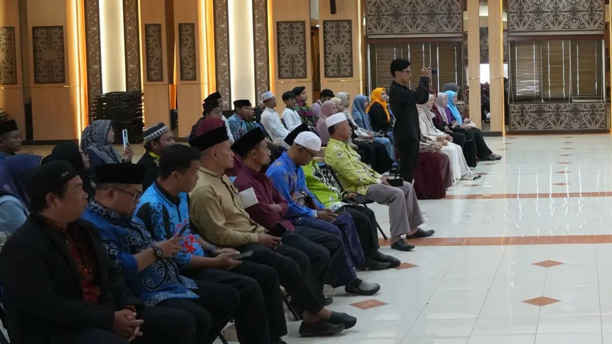 TRAINING: Peserta yang mengikuti TC untuk persiapan MTQ Kaltara 2026. FOTO: DIPA/RADAR TARAKAN