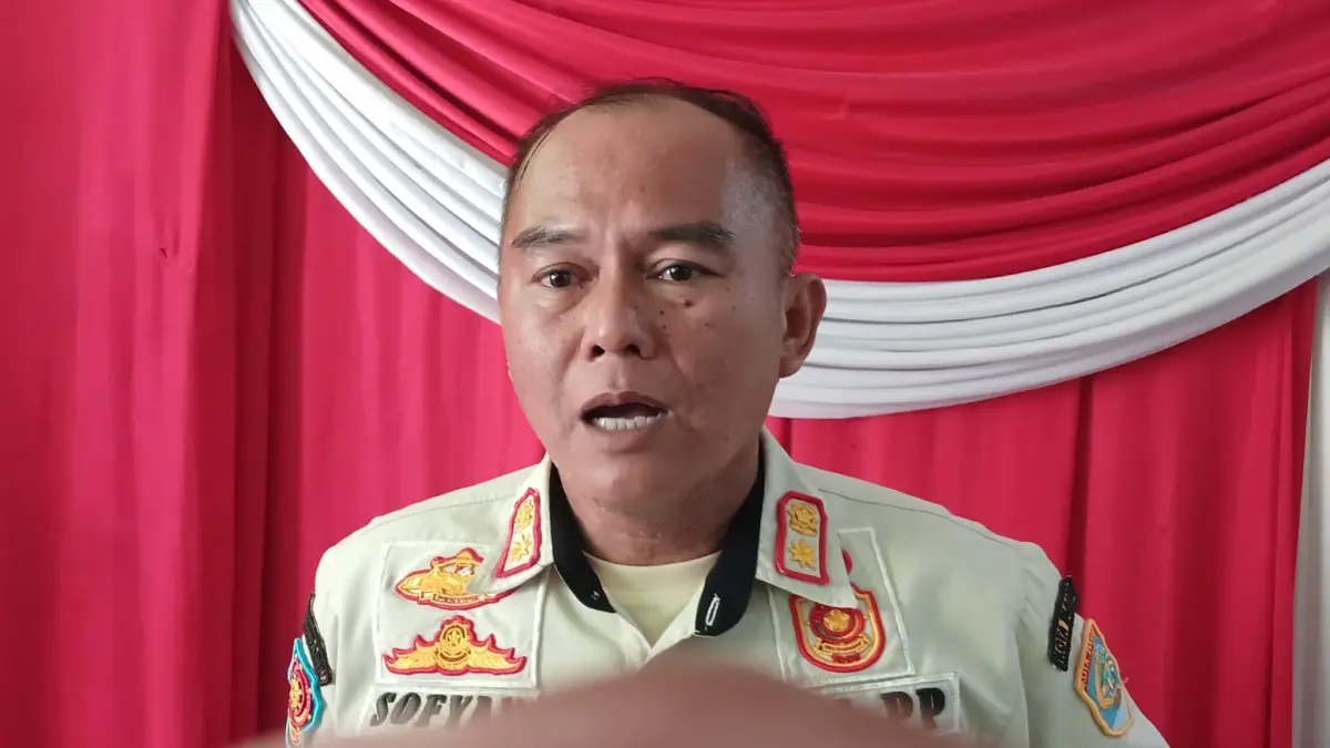 Kepala Satpol PP dan PMK Tarakan, Sofyan. AGUS DIAN ZAKARIA/RADAR TARAKAN